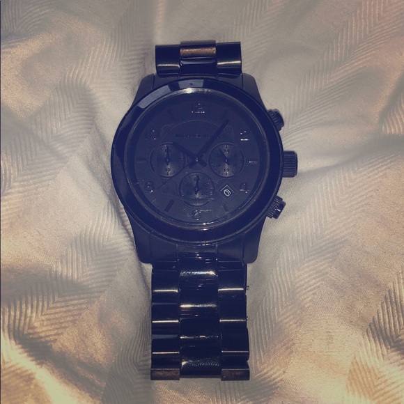 Black Michael Kors Watch - Picture 1 of 1
